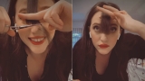 Kat Dennings schneidet sich für das neue Jahr ihren eigenen Pony — siehe Video